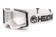 Heat Wave Billboard Icon WHITE/PHOTOCHROMIC MXG-250 Moto Goggle