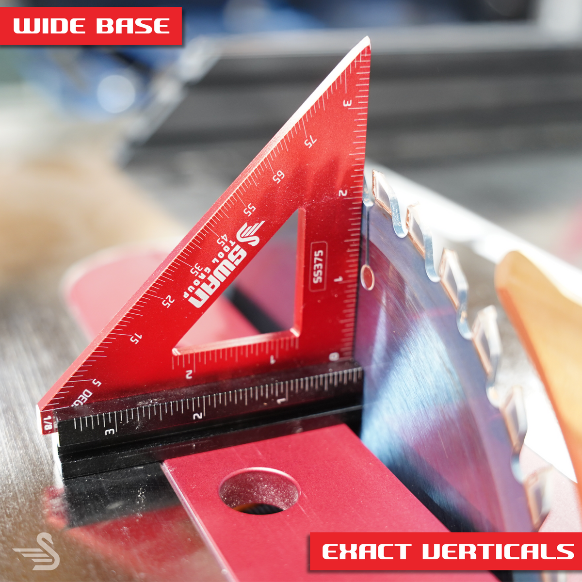 Swan Firehawk Trim Square — wide-base feature detail