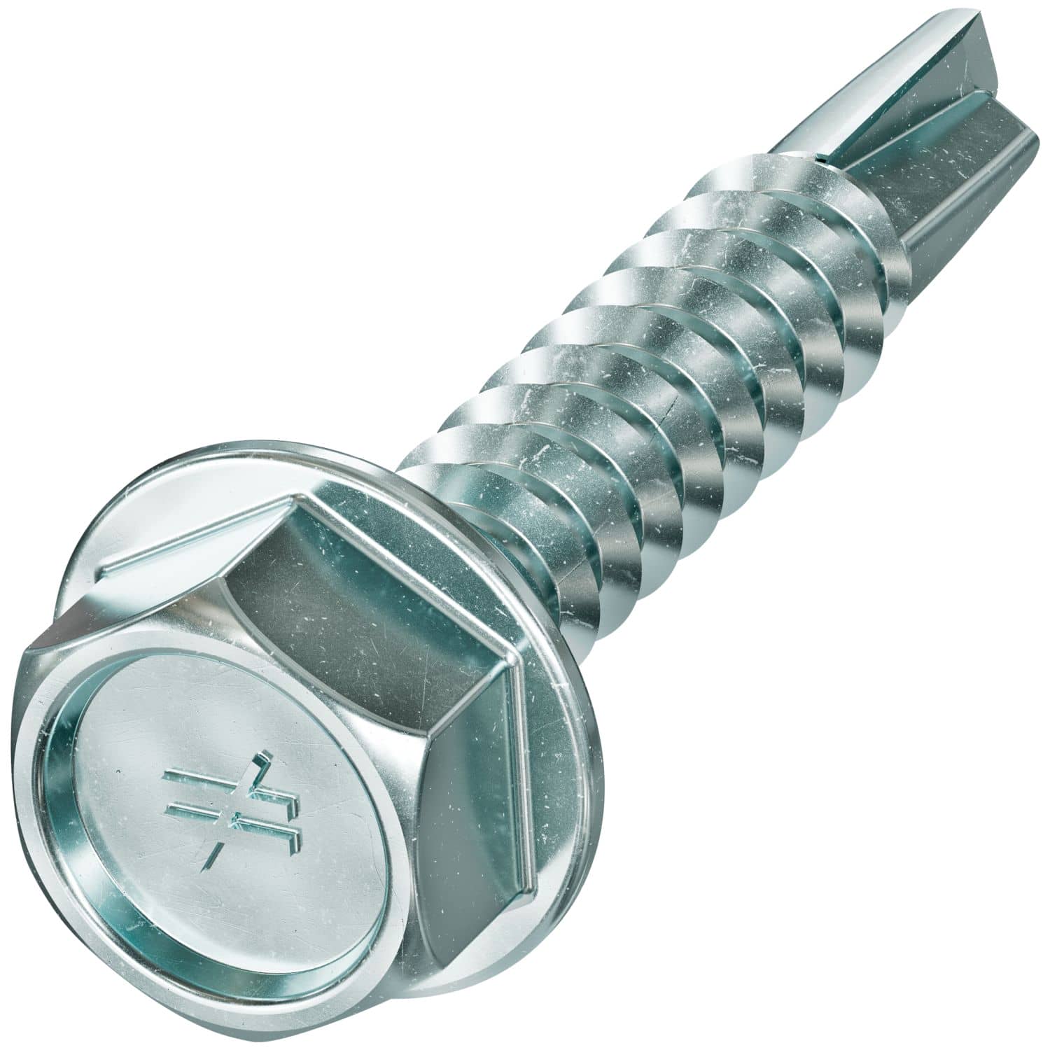 Simpson Strong-Tie X1S1016 Strong-Drive Self-Drilling X Metal Screw (Collated),  #10 x 1-in. 5/16 Hex, Clear Zinc, 1500-Pack