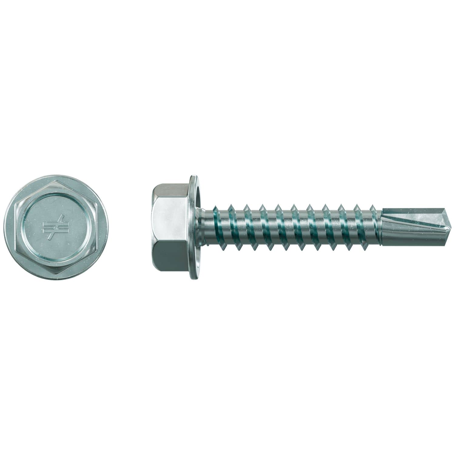 Simpson Strong-Tie X1S1016 Strong-Drive Self-Drilling X Metal Screw (Collated),  #10 x 1-in. 5/16 Hex, Clear Zinc, 1500-Pack