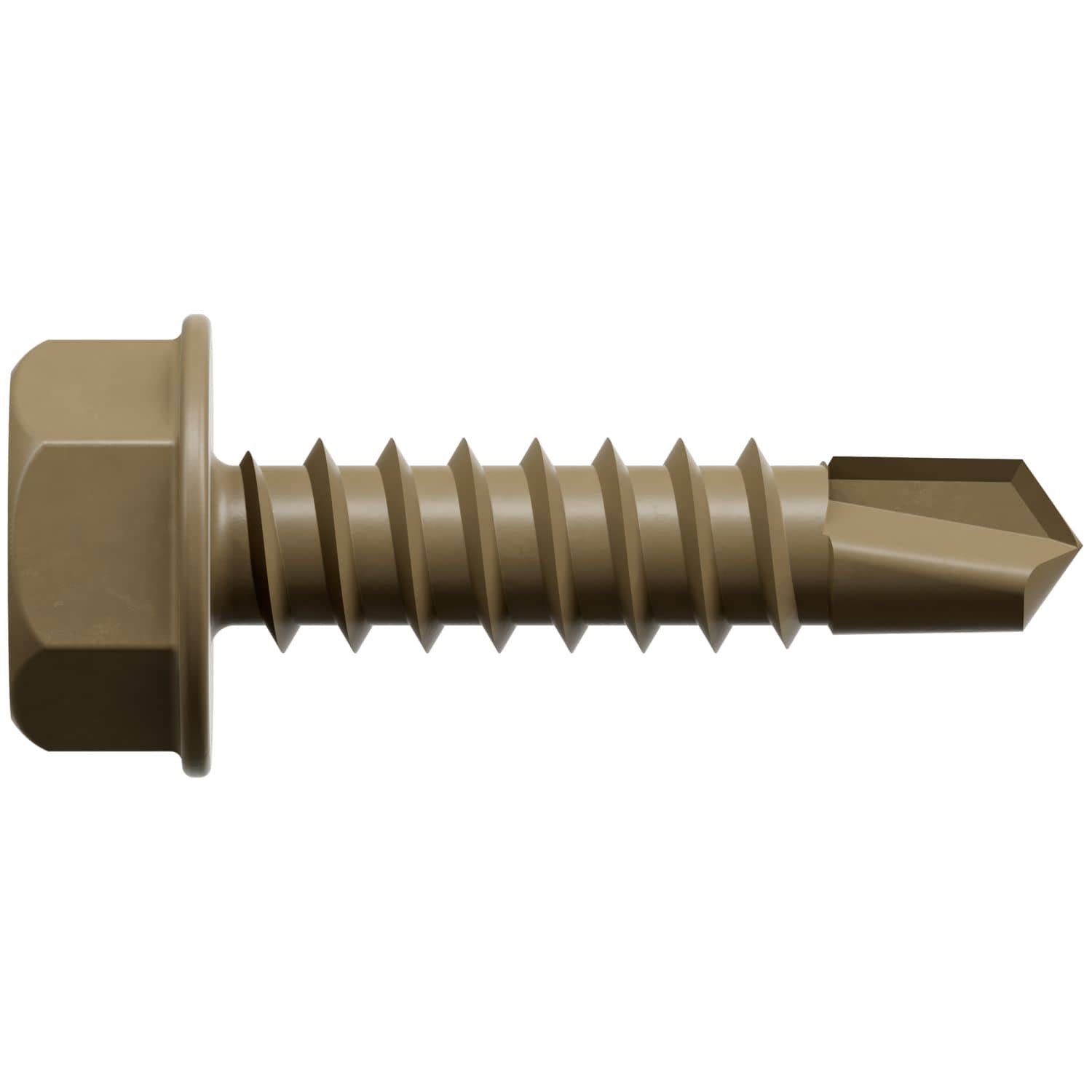 Simpson Strong-Tie XEQ34B1016C Strong-Drive XE EXTERIOR STRUCTURAL METAL Screw,  #10 x 3/4-in. 5/16 Hex, 100-Pack