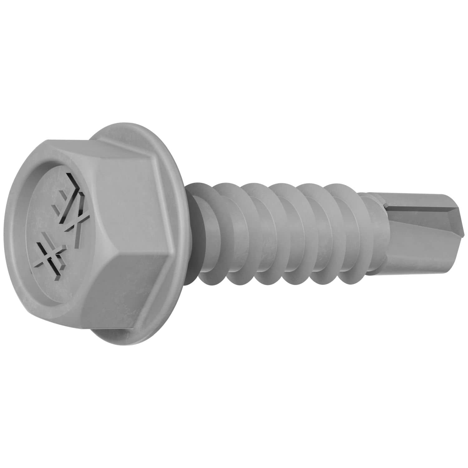Simpson Strong-Tie XEQ34B1016M Strong-Drive XE EXTERIOR STRUCTURAL METAL Screw,  #10 x 3/4-in. 5/16 Hex, 1000-Pack