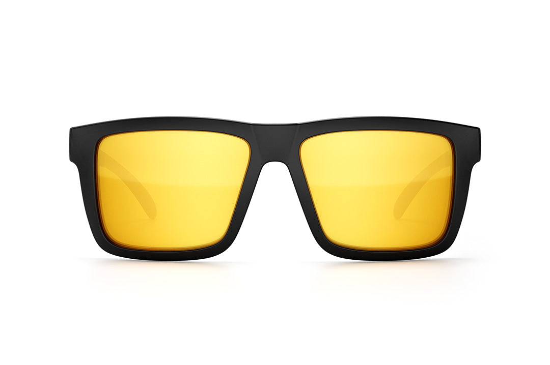 Heat Wave XL VISE Z87 Black Frame Gold Lens Sunglasses