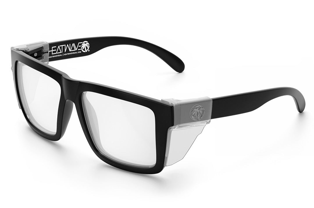 Heat Wave XL VISE Z87 Black Frame Clear Lens Sunglasses