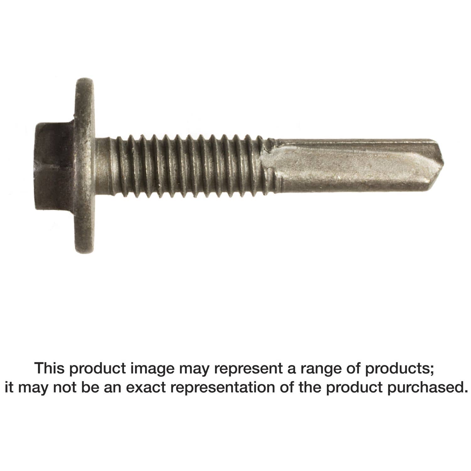 Simpson Strong-Tie XLQ114T1224 Strong-Drive XL LARGE-HEAD METAL Screw (Collated),  #12 x 1-1/4-in. 5/16 Hex, 1000-Pack