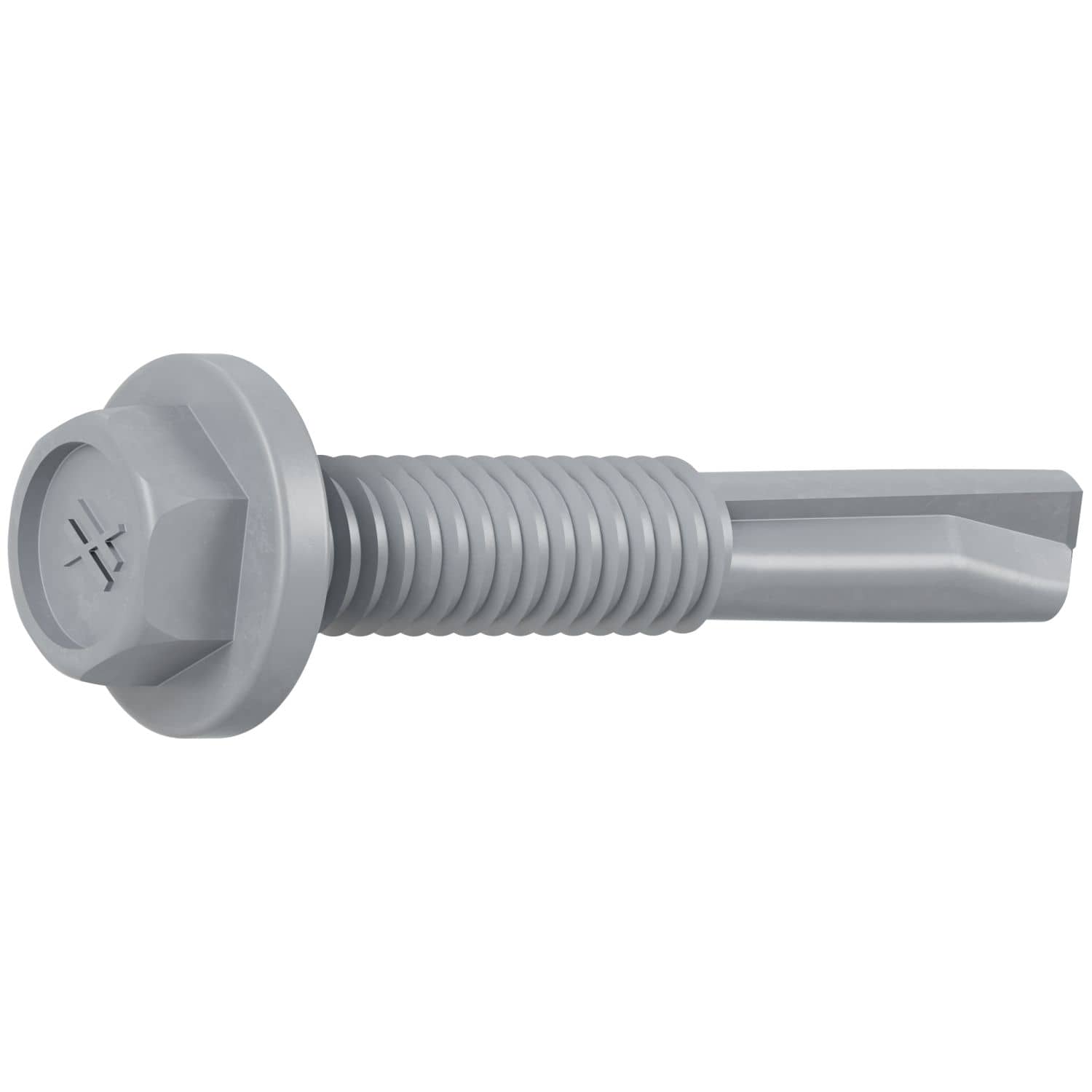 Simpson Strong-Tie XMQ114B1224-2K Strong-Drive XM MEDIUM-HEAD METAL Screw,  #12 x 1-1/4-in. 5/16 Hex, 2000-Pack