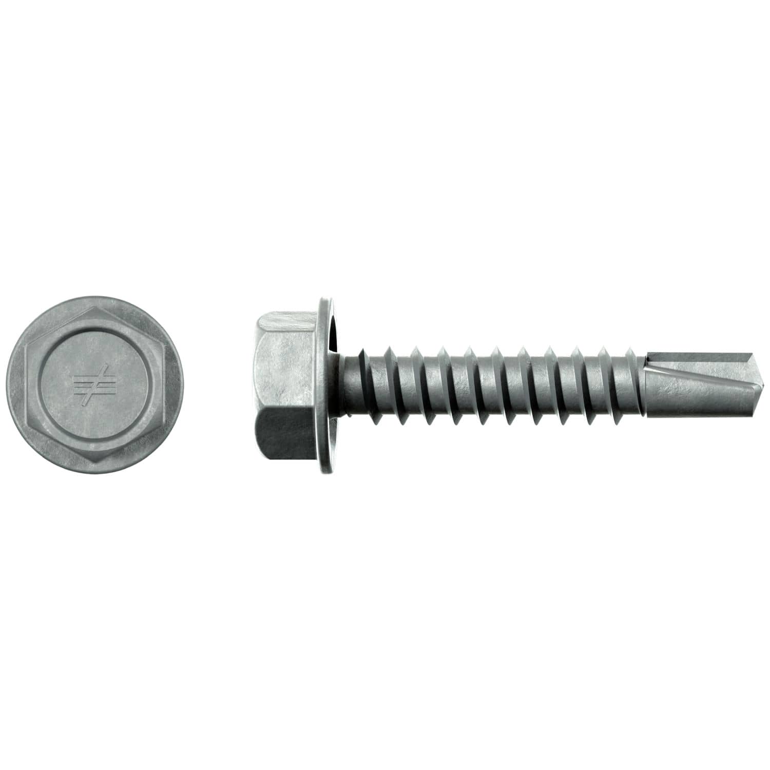 Simpson Strong-Tie XQ1S1016 Strong-Drive Self-Drilling X Metal Screw (Collated),  #10 x 1-in. 5/16 Hex, Quik Guard, 1500-Pack