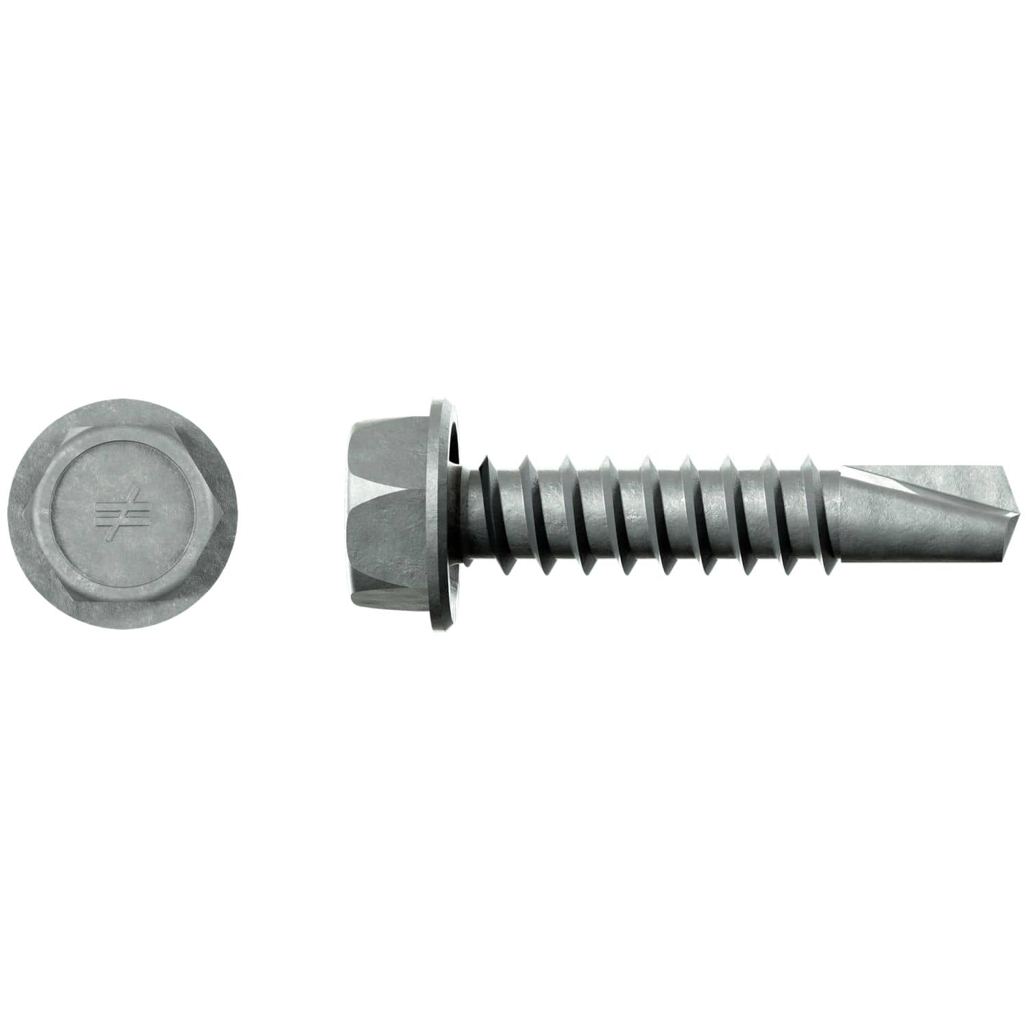 Simpson Strong-Tie XQ1S1214 Strong-Drive Self-Drilling X Metal Screw (Collated),  #12 x 1-in. 5/16 Hex, Quik Guard, 1500-Pack