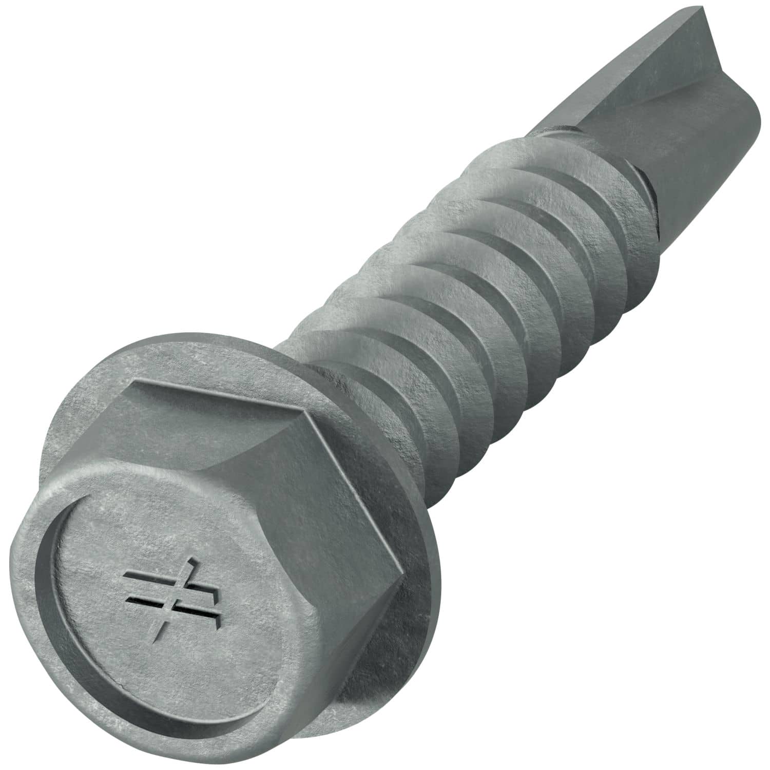 Simpson Strong-Tie XQ1S1214 Strong-Drive Self-Drilling X Metal Screw (Collated),  #12 x 1-in. 5/16 Hex, Quik Guard, 1500-Pack