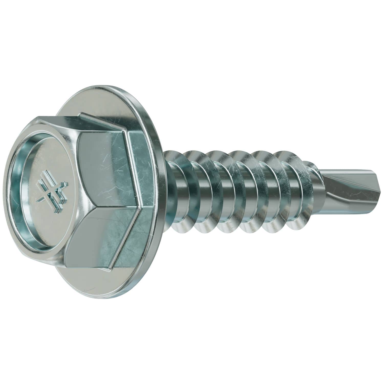 Simpson Strong-Tie XU34B1016-5K Strong-Drive Self-Drilling X Metal Screw,  #10 x 3/4-in. 5/16 Hex, Clear Zinc, 5000-Pack