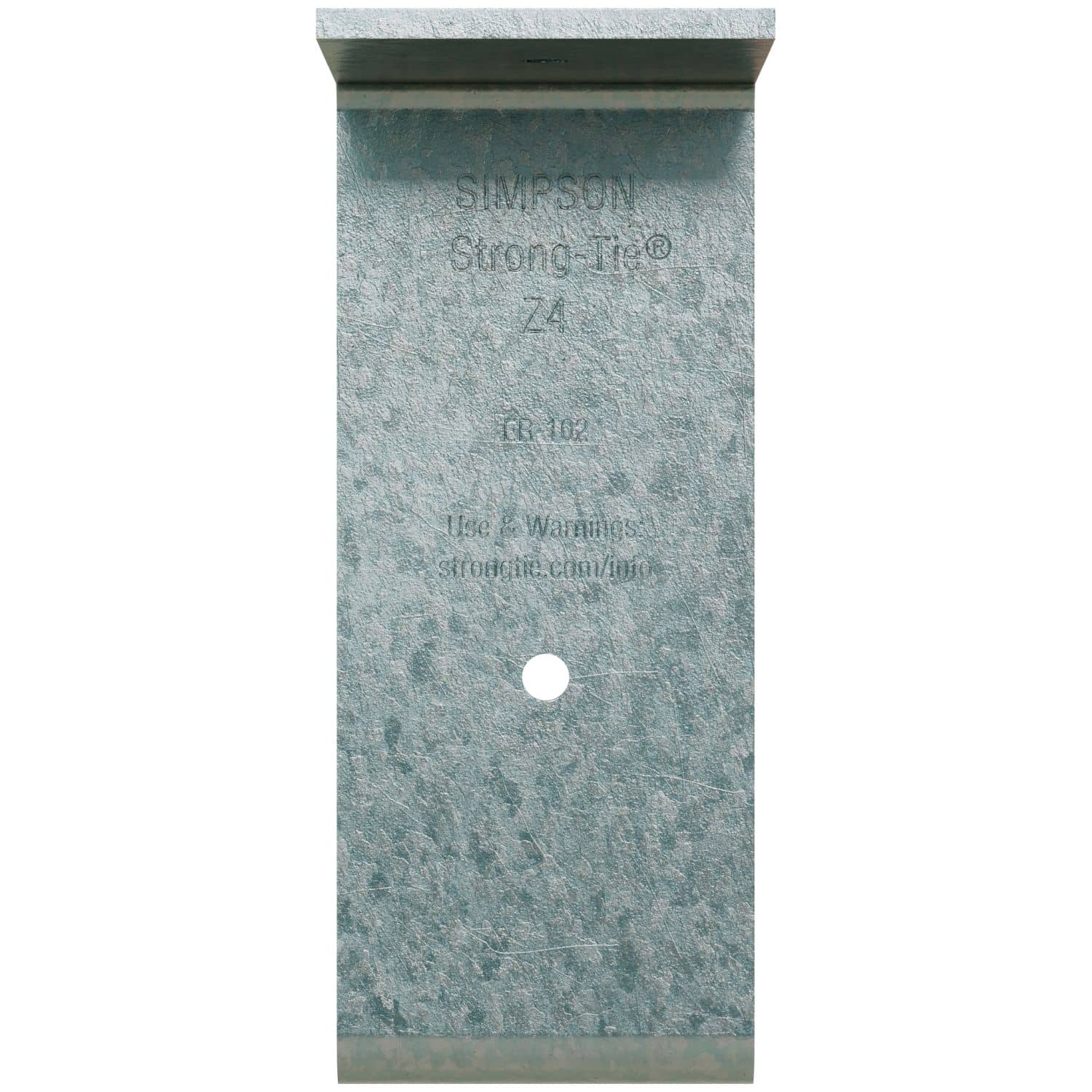 Simpson Strong-Tie Z4 1-1/2-in. x 3-1/2-in. 12-Gauge Galvanized Z Clip
