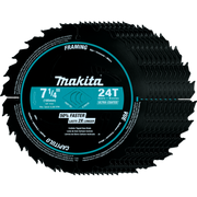 Makita A-94530-10 7-1/4" 24T Carbide-Tipped Ultra-Coated Circular Saw Blade, Framing, 10/pk