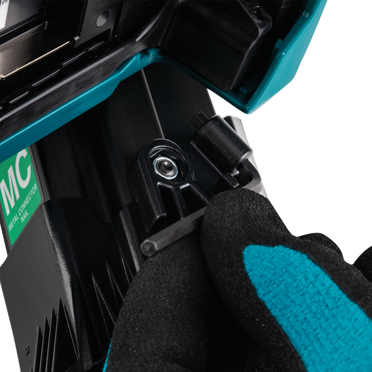 Makita 18V LXT Brushless 2-1/2-in. Positive Placement Metal Connector Nailer (XNB09Z) - feature detail 17