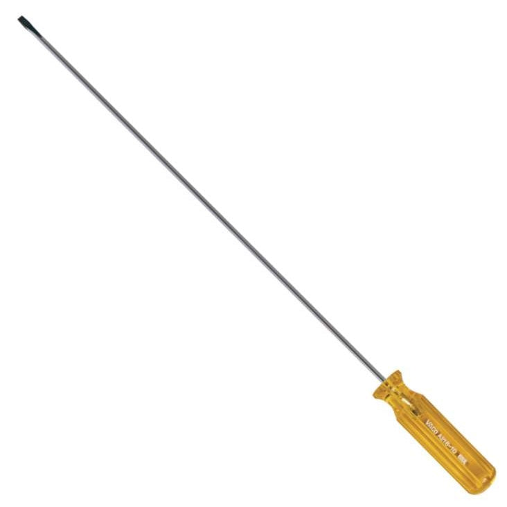 Klein A216-10 1/8" Cabinet-Tip Screwdriver - 10" Round-Shank