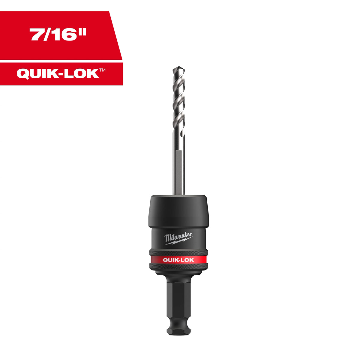 Milwaukee 49-56-7555 5PC 7/16-in. QUIK-LOK Arbor Set with pilot bit