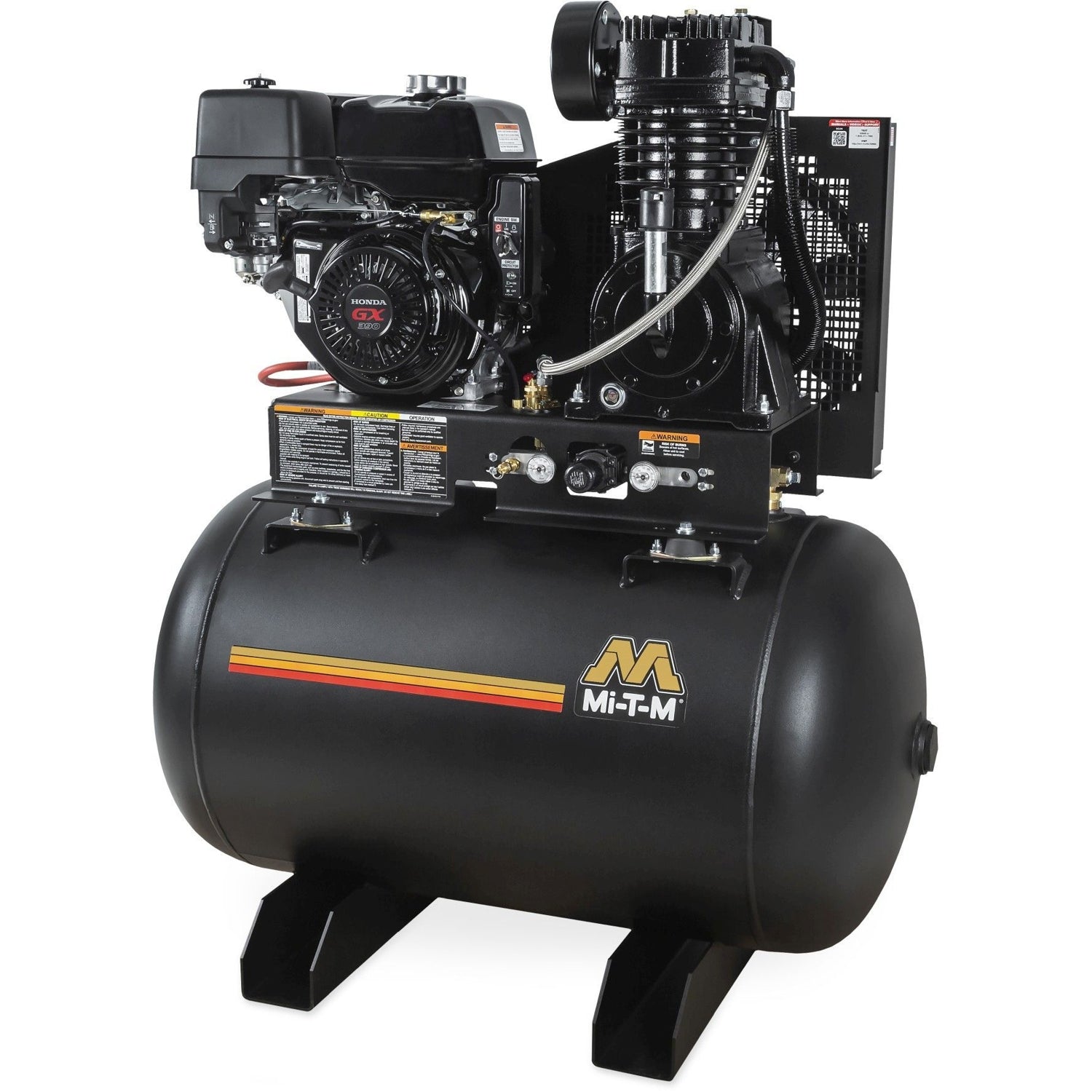 Mi-T-M ABS-13H-80H 80-Gallon Two Stage Gasoline Air Compressor
