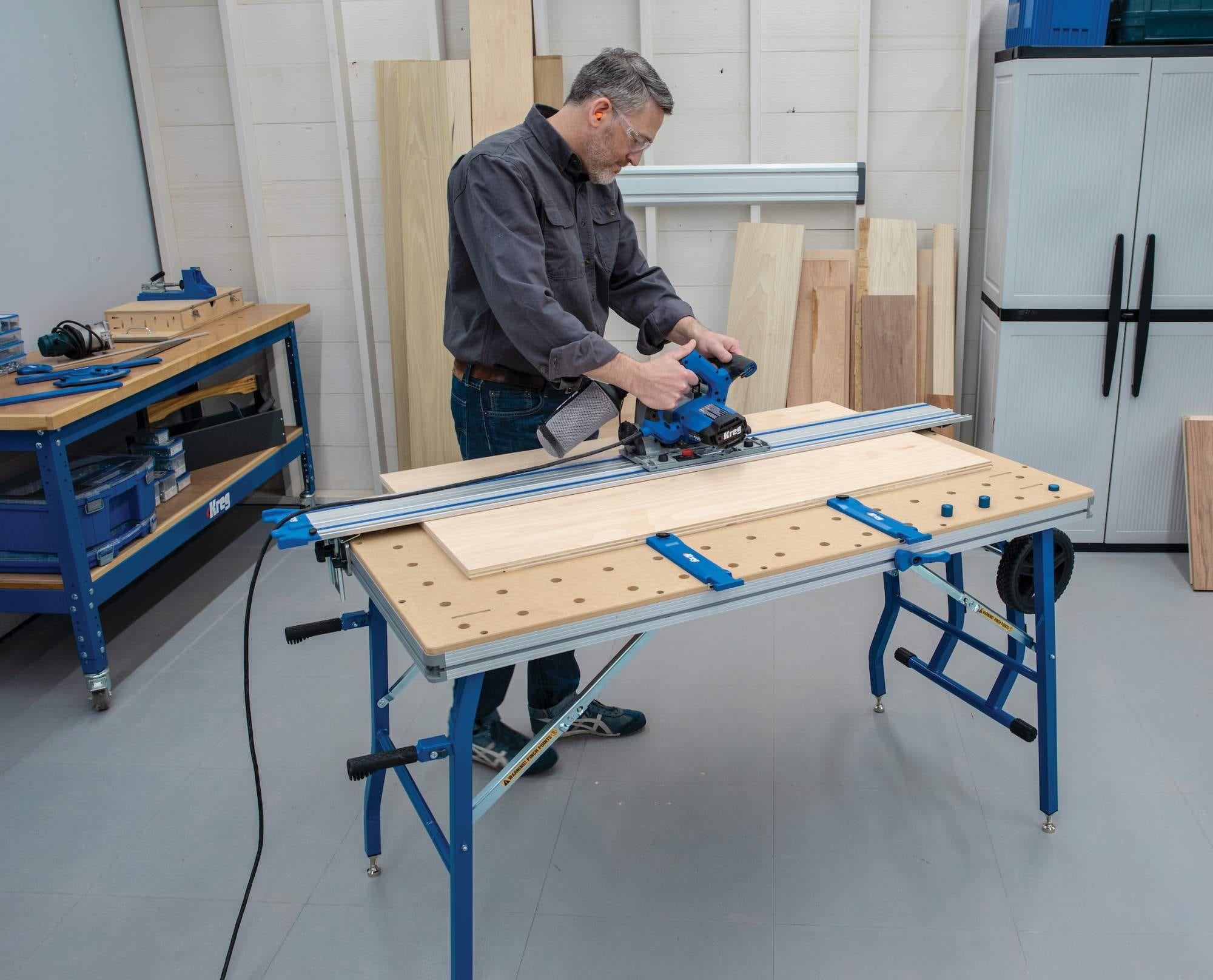 Kreg ACS3000 Adaptive Cutting System Plunge Saw / Project Table / Track Master Kit