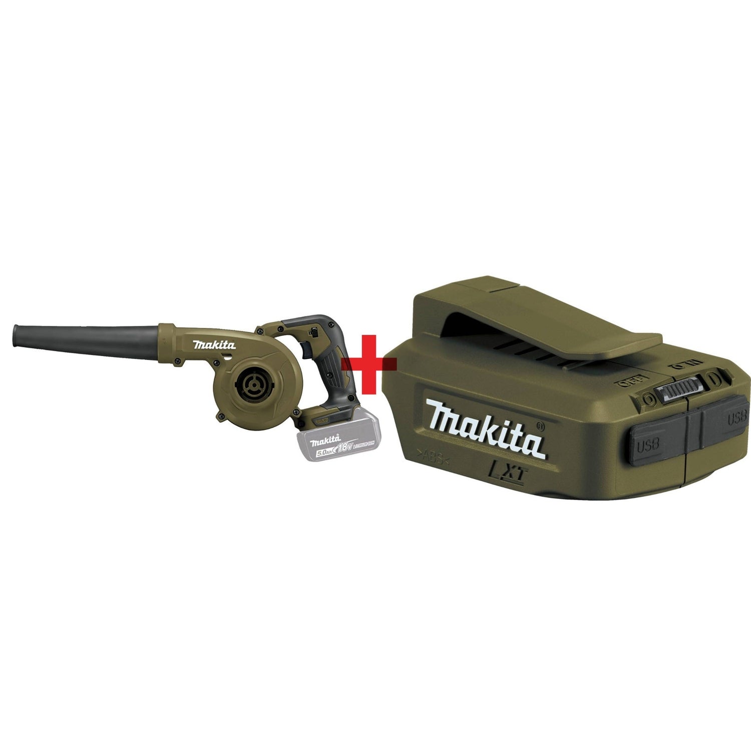 Makita Outdoor Adventure 18V LXT Blower, Tool Only with Cordless Power Source (Bare Tool)