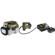 Makita Outdoor Adventure 18V LXT Brushless Wet/Dry Vacuum, 18V LXT Inflator, and 18V LXT Lithium-Ion Battery and Charger Starter Pack (4.0Ah)