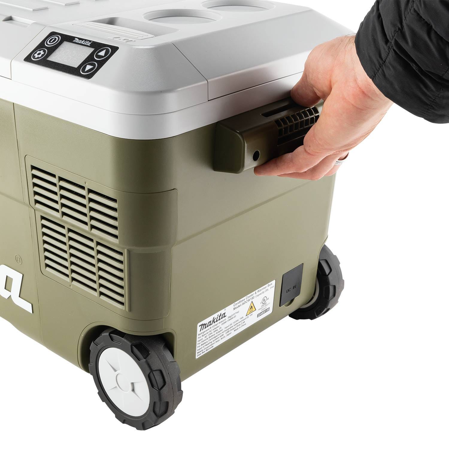 Makita ADCW180Z Outdoor Adventure 18V X2 LXT, 12V/24V DC Auto, and AC Cooler/Warmer, Tool Only