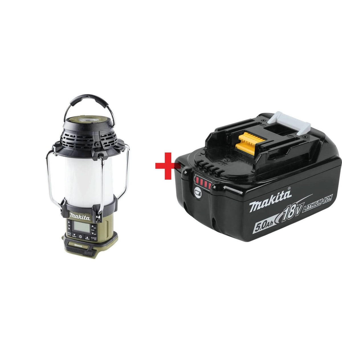 Makita Outdoor Adventure 18V LXT Bluetooth Radio and L.E.D. Lantern Kit