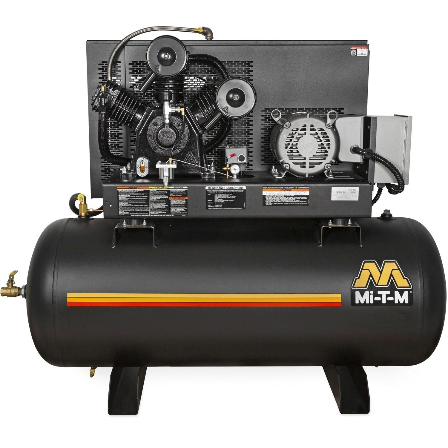Mi-T-M ADS-23110-120HM 120-Gallon Two Stage Electric Air Compressor