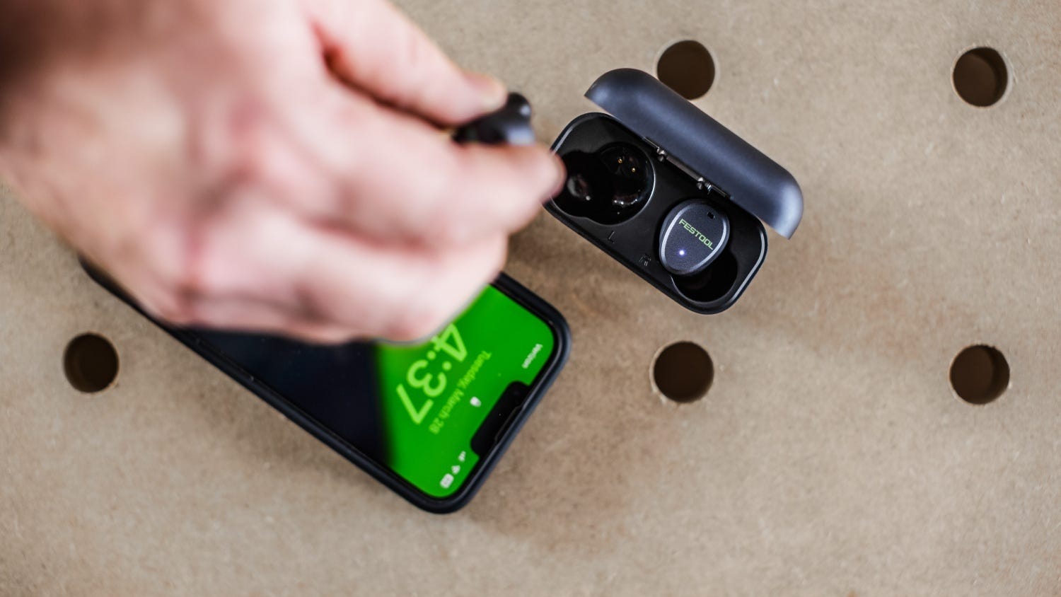 Festool 577793 GHS 25 I Wireless Bluetooth Hearing Protection Earbuds