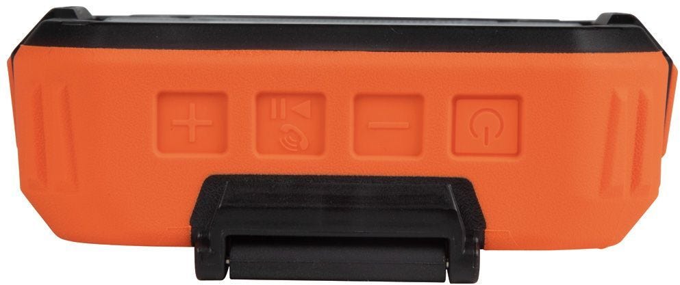 Klein AEPJS2 Bluetooth Speaker, Wireless Portable Jobsite Speaker Plays Audio and Answers Calls Hands Free, with Magnetic Strap