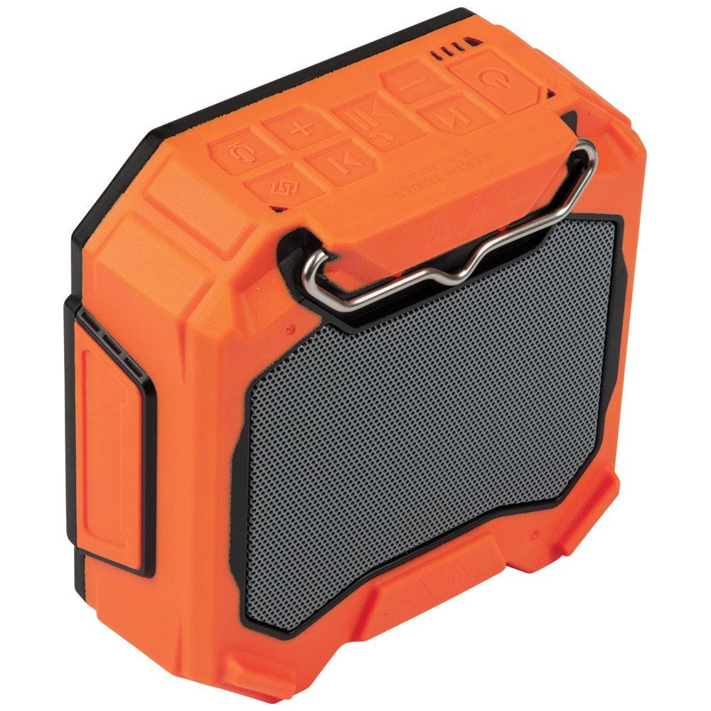 Klein AEPJS3 Portable Bluetooth Jobsite Speaker with Magnet and Hook