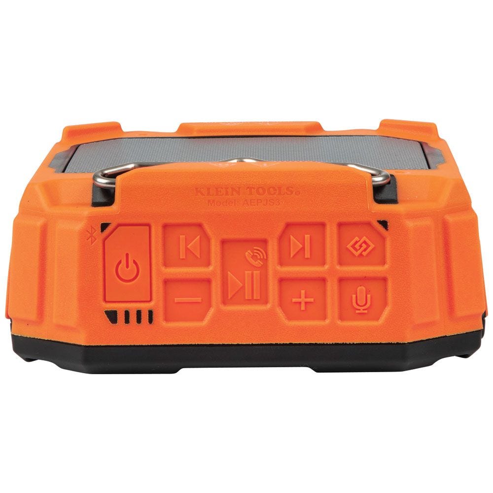 Klein AEPJS3 Portable Bluetooth Jobsite Speaker with Magnet and Hook