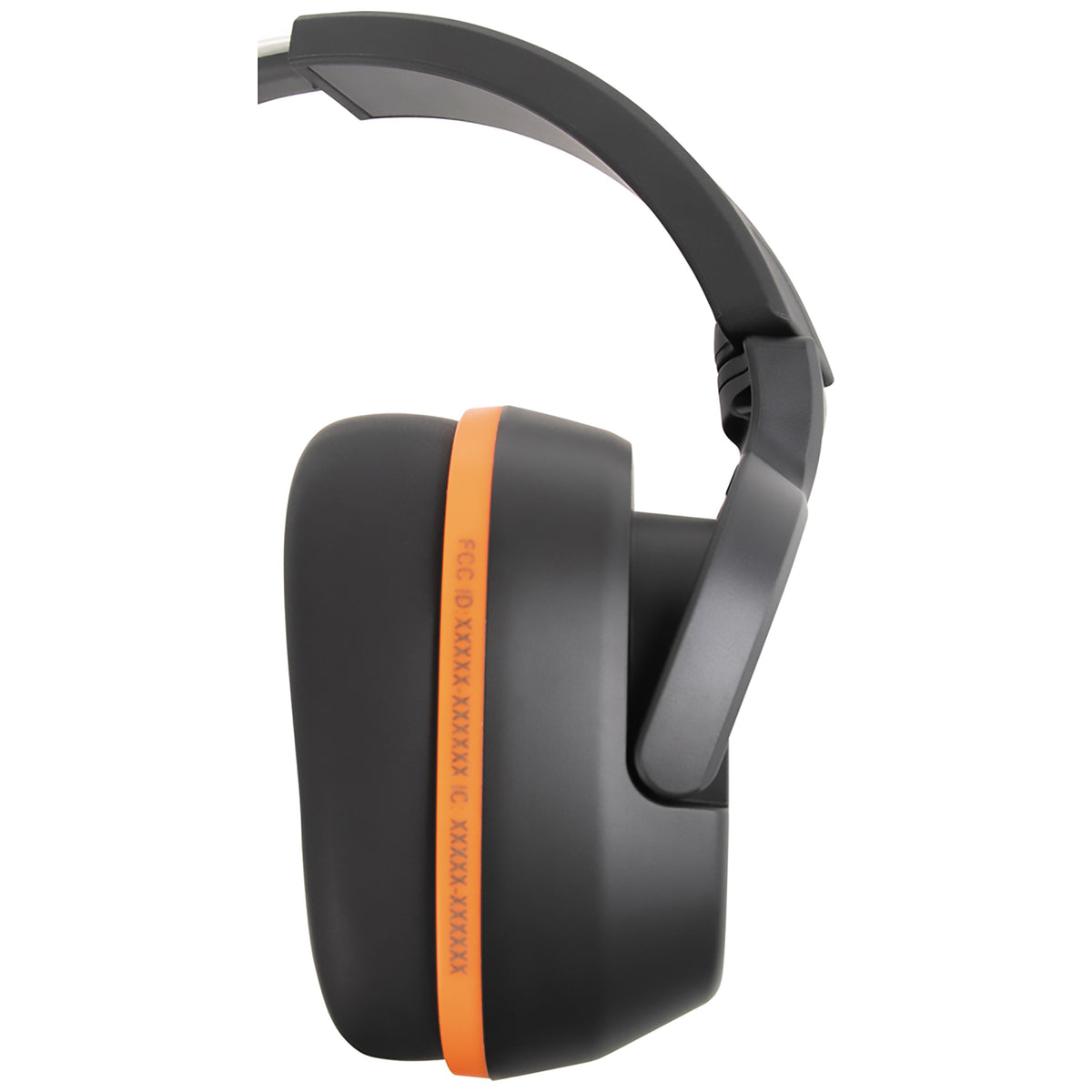 Side view of Klein Bluetooth Behind-the-Head Earmuffs
