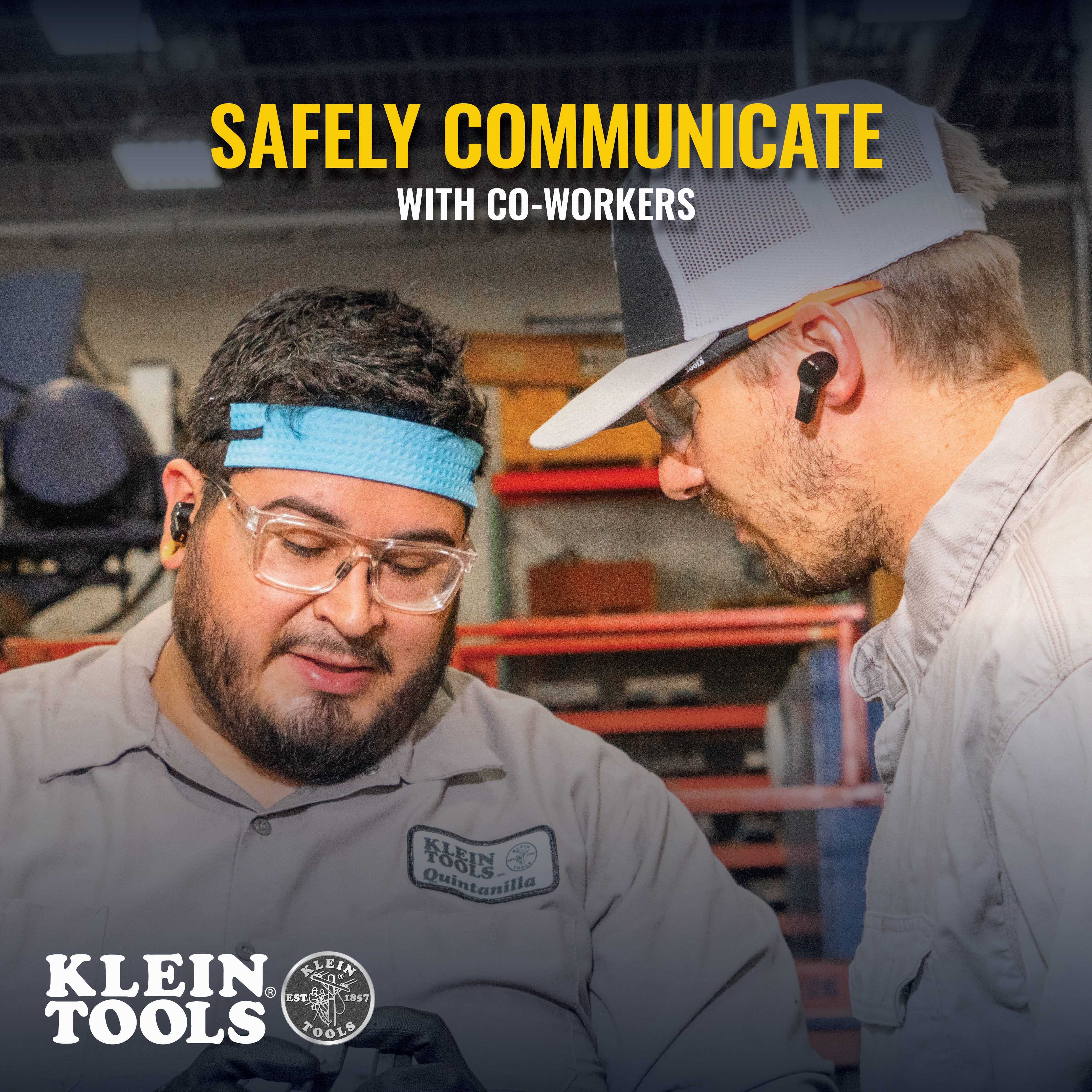 Klein Tools AESEB1S SMART SENSE Situational Awareness Bluetooth Earbuds