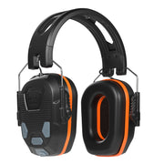 Klein Tools AESEM2 slim Bluetooth earmuffs in black and orange
