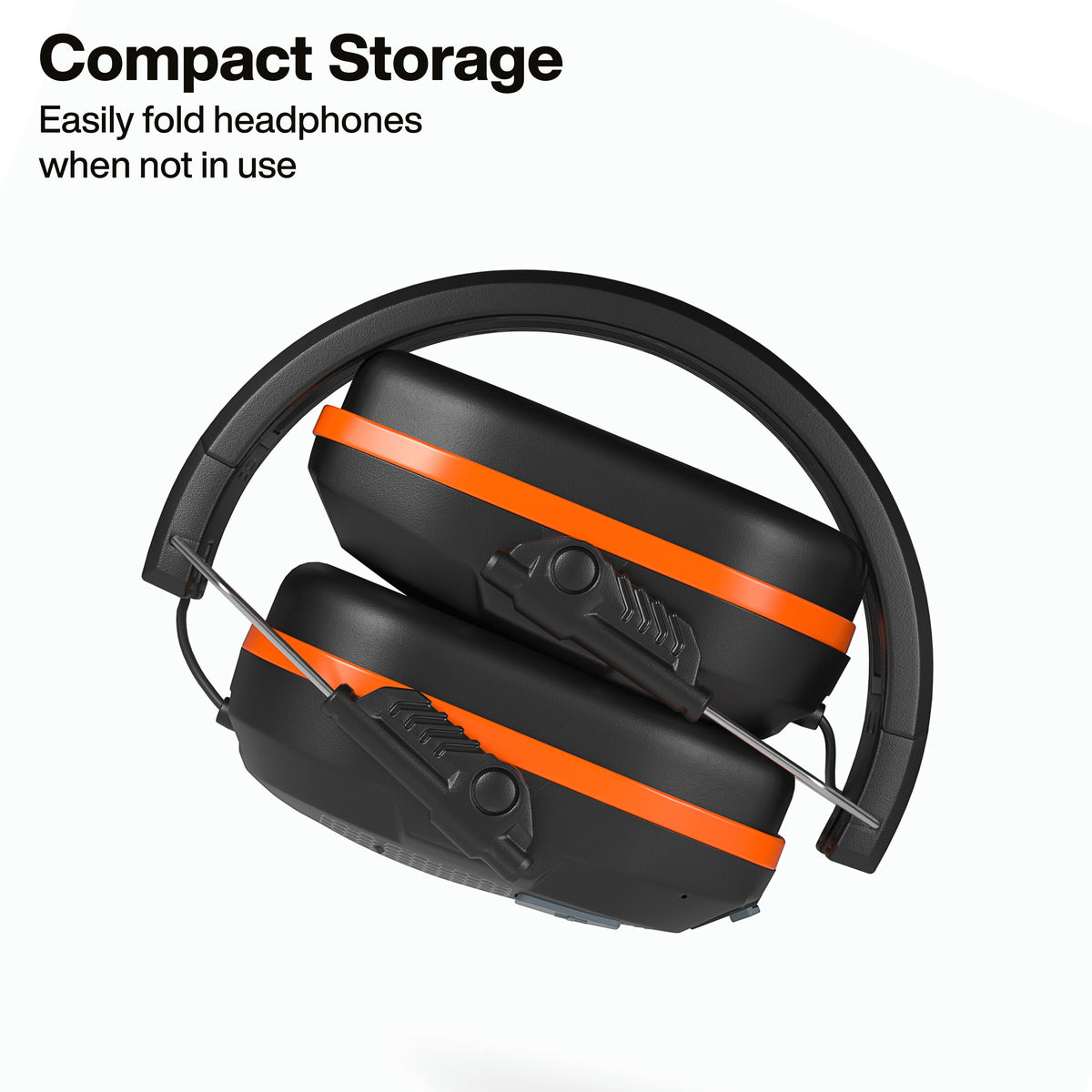 Klein Tools AESEM2 Bluetooth earmuffs rechargeable battery with 50 plus hours runtime and USB-C charging