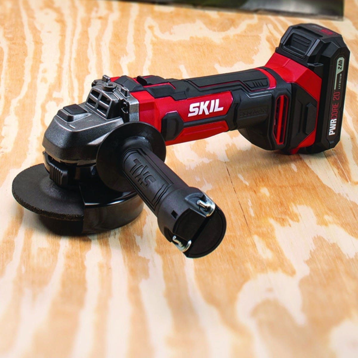 SKIL AG290202 PWR CORE 20 20V 4-1/2'' Angle Grinder Kit with PWRCore 20 Lithium Battery