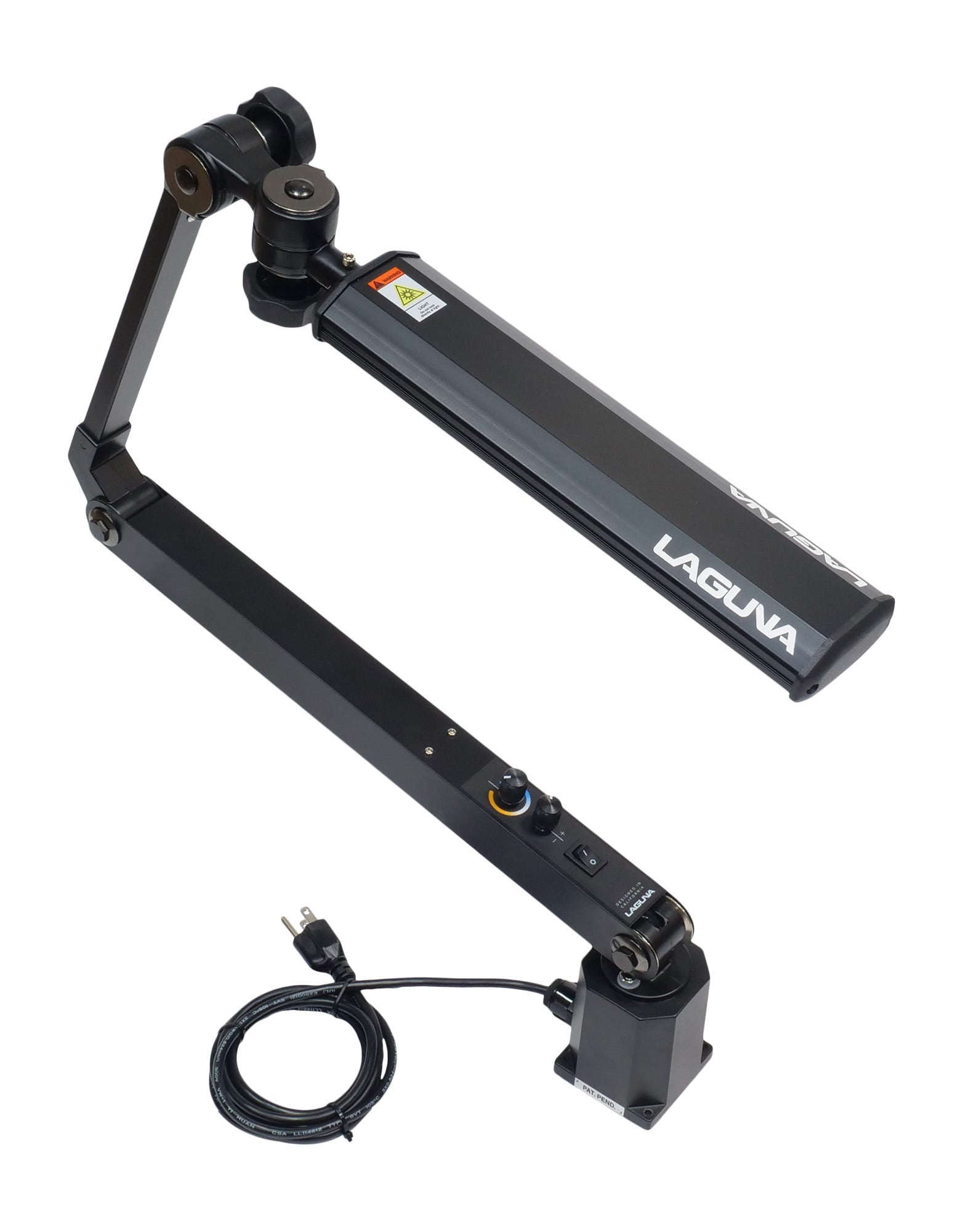 LAGUNA ALEDLATHE LED Double Arm Adjustable Brightness & Color, Rectangular Head, 100V Light