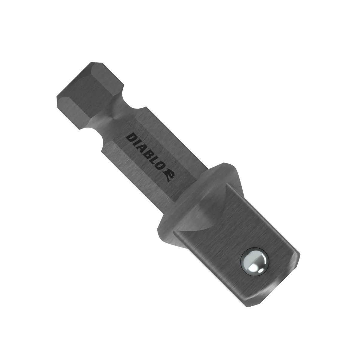 Diablo 7/16 in. Hex to 1/2 in. Square x 2-3/4 in. Socket Adapter (DSA71612)