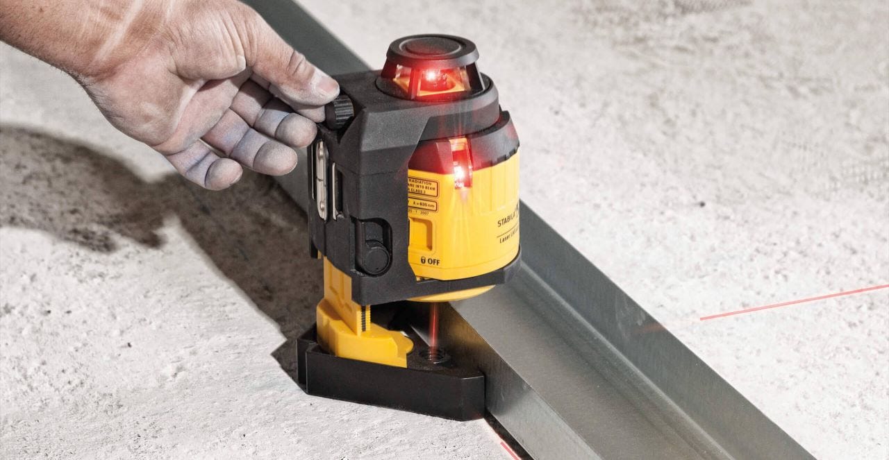 Stabila 03360 LAX 400 Red Laser Level Set