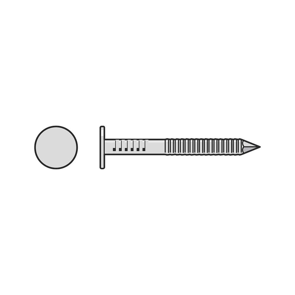 Simpson Strong-Tie S510ACNB Common Nail, Annular Ring Shank,  1-3/4-in. x .131-in. Type 304 Stainless Steel, 25-lb.
