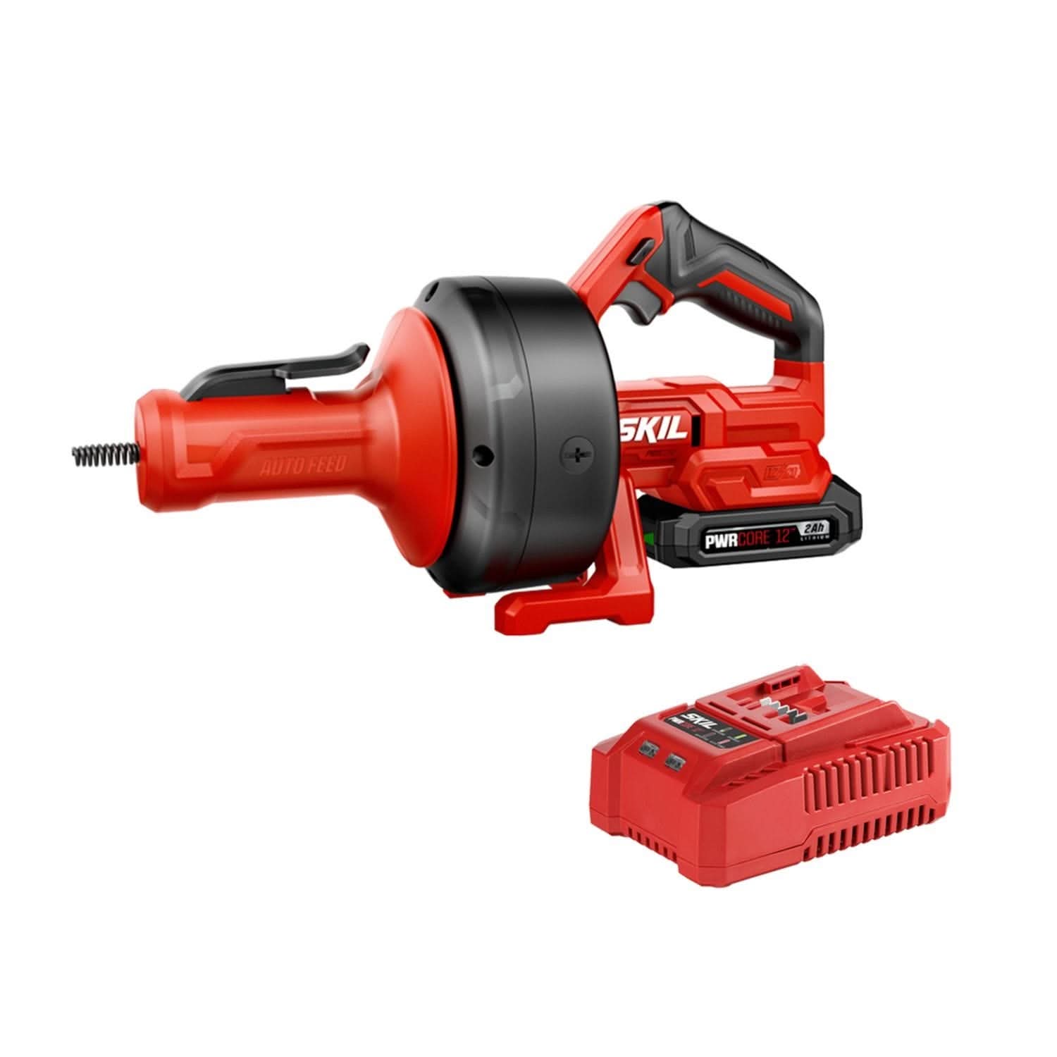 SKIL AU0225D-11 SKIL AU0225D-11 MULTIVOLT Power Snake Drain Cleaner 12V Kit