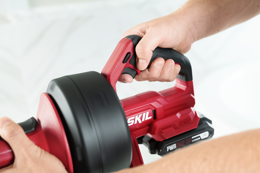 SKIL AU0225D-12 MULTIVOLT Power Snake Drain Cleaner 20V Kit