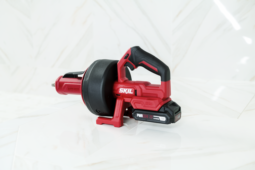 SKIL AU0225D-12 MULTIVOLT Power Snake Drain Cleaner 20V Kit