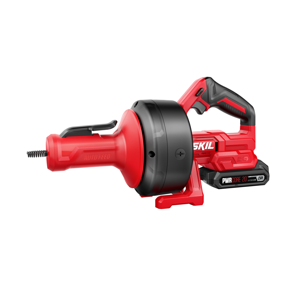 SKIL AU0225D-12 MULTIVOLT Power Snake Drain Cleaner 20V Kit