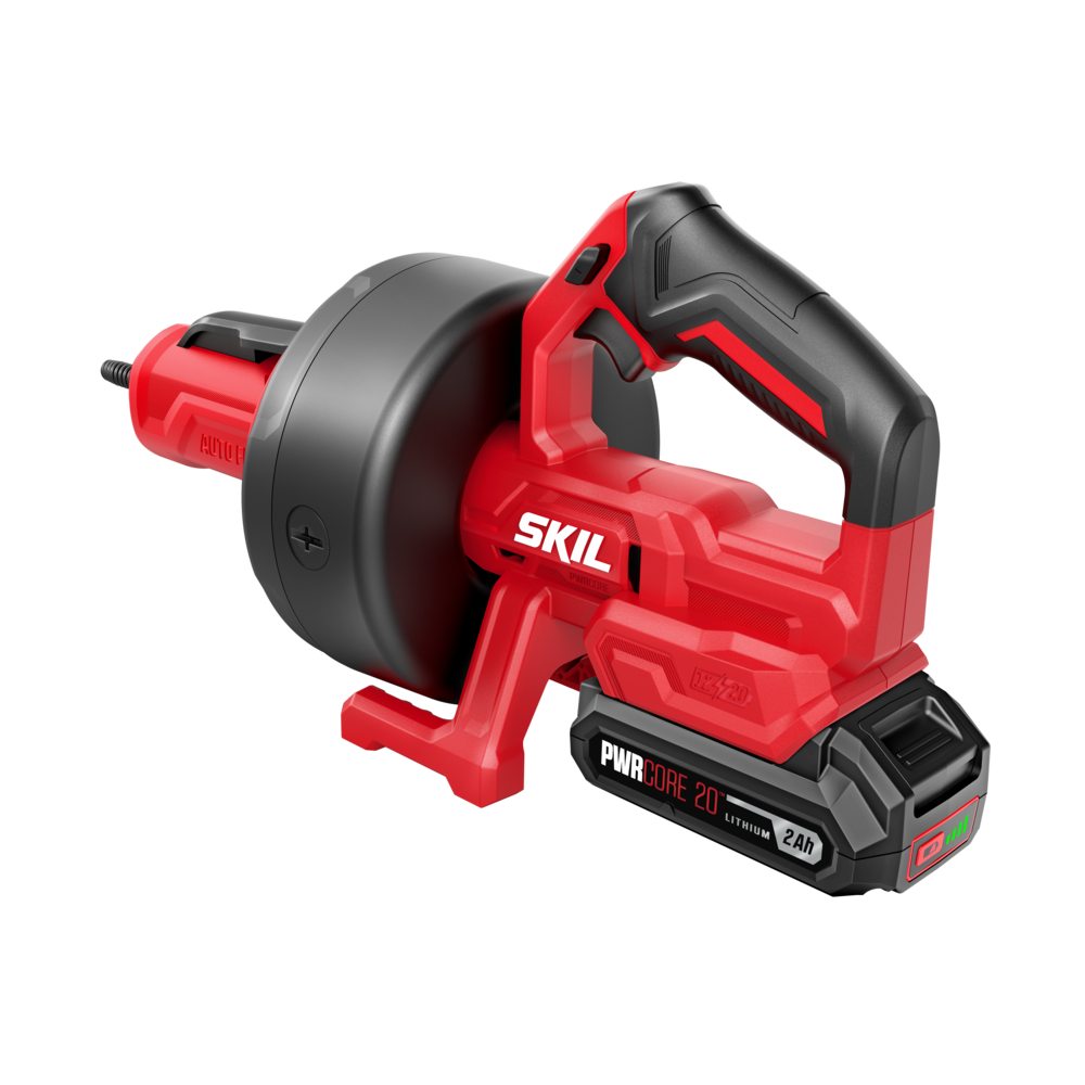 SKIL AU0225D-12 MULTIVOLT Power Snake Drain Cleaner 20V Kit