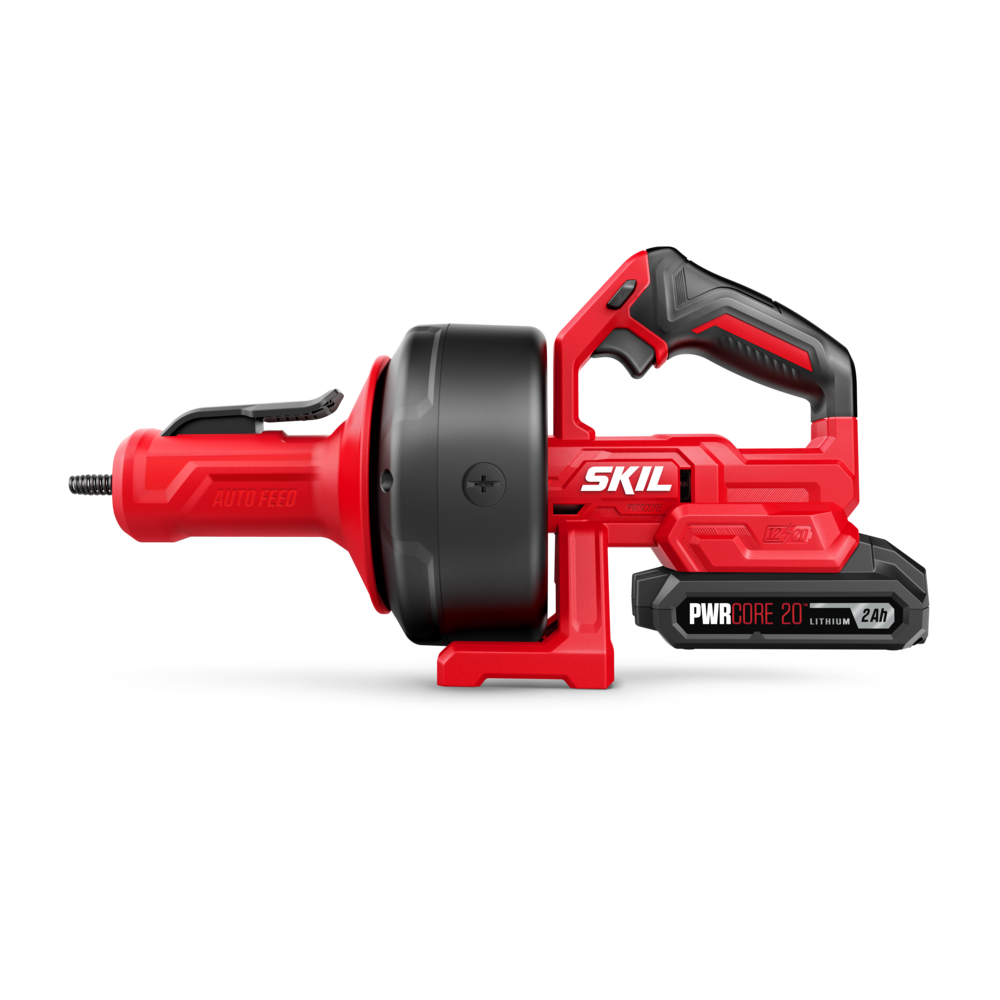SKIL AU0225D-12 MULTIVOLT Power Snake Drain Cleaner 20V Kit
