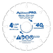Avanti PCW045CAR101F 4.5 in. Carbide Grit Metal Cut-Off Wheel