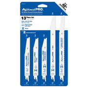 Avanti PS0013S PRO 13-Piece Recip Blade Set for Wood / Wood With Nails and Metal