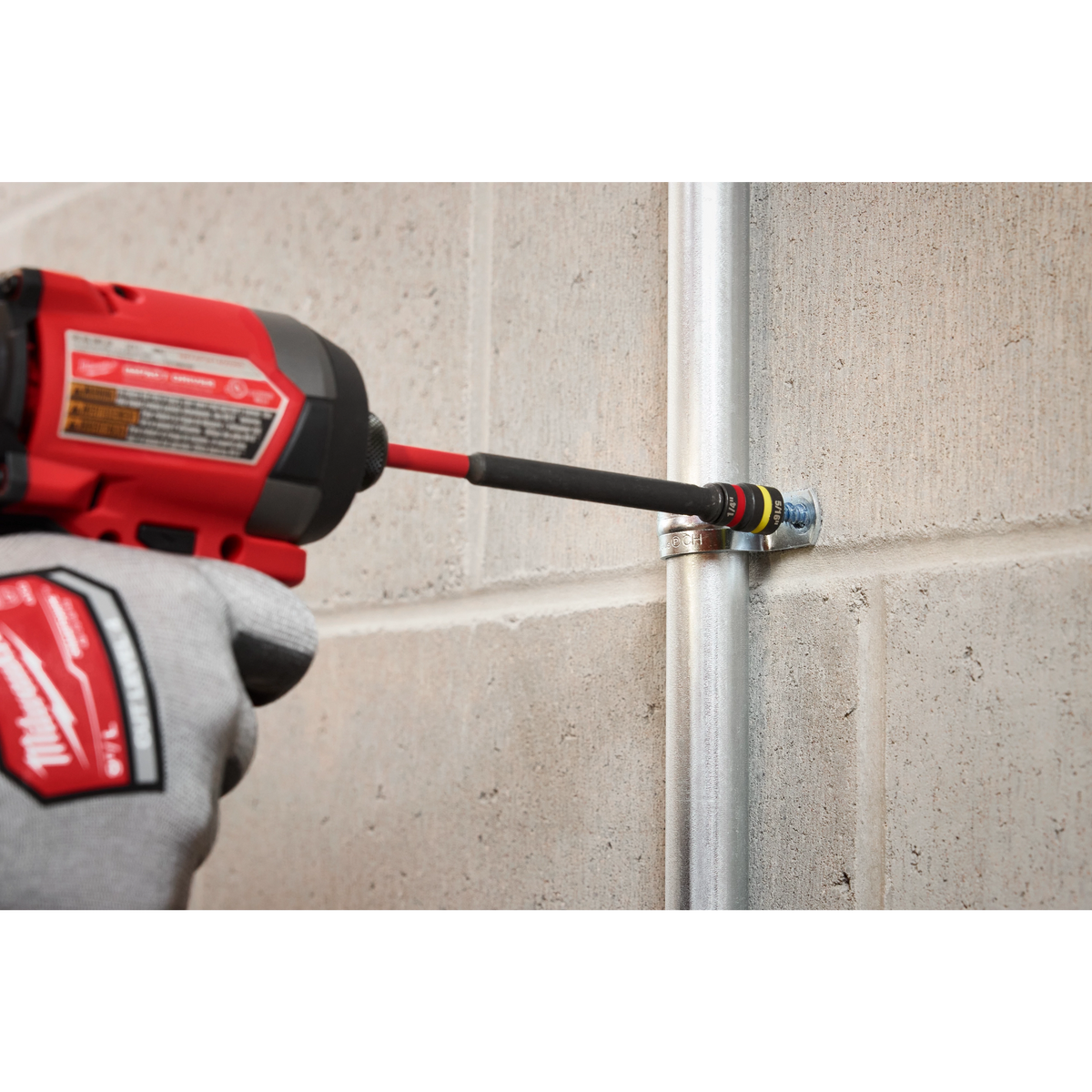 Milwaukee 49-66-4745 SHOCKWAVE Impact Duty 1/4-in. and 5/16-in. x 6-in. QUIK-CLEAR 2-in-1 Magnetic Nut Driver