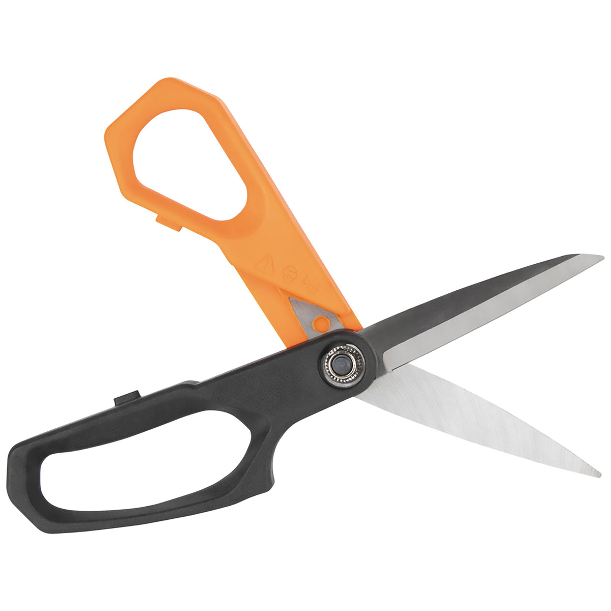 Klein Stainless Steel Utility Shears B2109 opened, back view