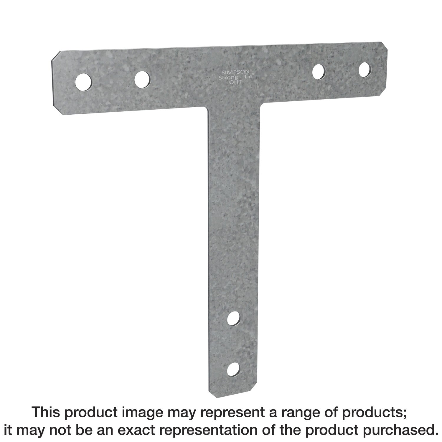 Simpson Strong-Tie 1616HTHDG HT 16-in. x 16-in. 7-Gauge Hot-Dip Galvanized Heavy T Strap